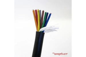 SREXACT 8-Channel Rainbow Type Multi-Pair Audio Snake XLR Multicore Cable PVC Jacket Twisted Pair Foil Shielding Bare Copper