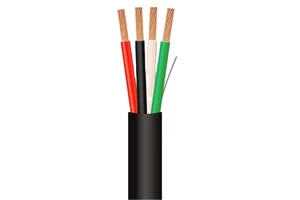Good Quality 12 / 14 / 16 AWG 2C 4C 99.9% OFC With Gel UV Landscape Outdoor Audio Speaker Cable Wire