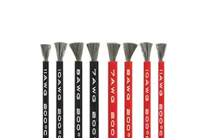 Ultra Soft 95 mm Silicone Rubber Cable Wire High Temperature Resistant 0-30 AWG Stranded Conductor Factory Direct 600V Rated