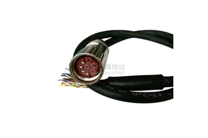 Servo Motor Field Wireable 8Heavy Load M23 Encoder 8Pin 8 Pin Female Plug Cable M23 Assembly Connector 18AWG 1M