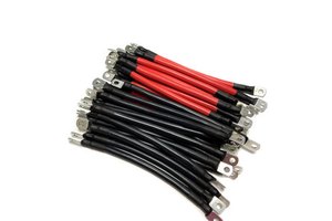 1/0 2/0 3/0 4/0 25mm2 25mm 35mm2 16MM 2AWG 6AWG Automotive M8 Battery Lugs DC Car Battery Cable Silicone Solar Wire Harness