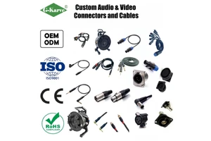 Custom OEM Audio Video Connectors & Multi-Core Cable Assembly for Stage Broadcast Performance Engineering