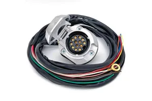 13 Pin Trailer Socket Cable Waterproof Trailer Connector Socket Wire Harness Mesh 13 Poles - Pre-wired 13-Wire Vehicle Cable