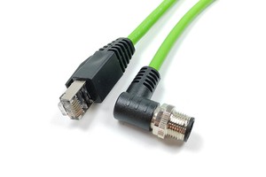 Factory Custom M12 to RJ45 Ethernet Cable 4PIN D Code Shielded Drag Chain Twisted Pair Cable for Industrial Camera