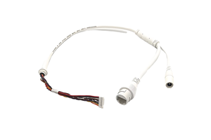High Quality 350MM PVC Insulated Tinned Copper Conductor IP67 Rated CCTV Security Camera Cable RJ45/DC JACK Connector 10-core