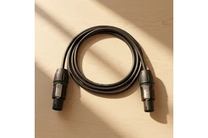 Speaker Cable Audio Male to Male Speaker Audio Connector for Amplifier Speaker Link Cable Stage Performance