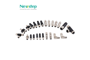 Industrial Circular Connector M12 M8 3/4/5/8/12 Pin Male Female Connector For Sensor Actuator Servo Motor Industrial Automation