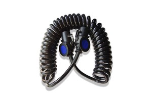 Good Quality Factory Directly Small Cable Trailer Hauling Assembly European 15pin 7 Pin Trailer Cable Spiral Cable 8 White