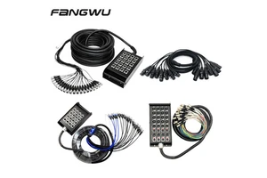 Wire Digital Xlr Dmx Sound System Stage Box Mixer Speaker Music Snake Cable Bulk for Sale