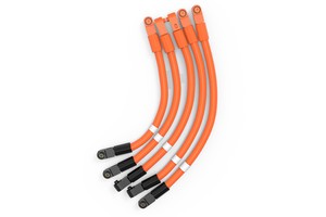 Custom Length Energy Storage Cable HV Battery Pack Connector Cable Solar Inverter DC Battery Cable Terminal Wire Harness