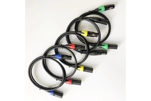 XLR Cable 2-Conductor Audio & Video Cable Compatible XLR Plugs for Microphones Speakers, Power Amplifier,Mixing Console