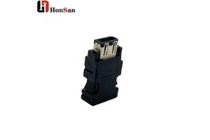 SM-10P IEEE 1394 10P Plug MR-JEJ3J4 Servo Drive CN2 10core Encoder Cable Connector KinKuo Black for Yaskawa Siemens