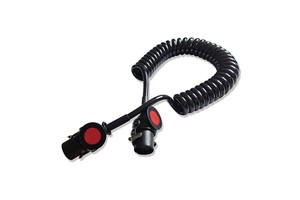 Trailer Coil Wire 5-core ABS Power Chain Truck Cord Cable Trailer Cable and Connector Spiral Cable