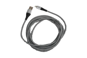 Factory Price 6ft Braided Metal Nylon USB Type-C Micro USB 3A Fast Charger Cable for iPhone Android Camera Computer Includes Box