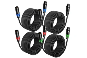 Wholesale XLR Three-core Balanced Male-to-Female Audio Cable Microphone Speaker Cable for KTV Systems Braided Shielding PVC