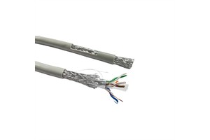 Good Quality Cat6 SFTP Ethernet Cable Oxygen Free Copper Conductor 23awg LSZH Industrial Grade 500m High Temperature