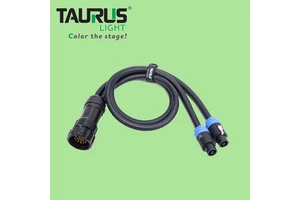 Professional Socapex 19Pin Male to NL4/NL8 Breakout Split Cable Audio Speakon Parts for Speakers Stage Performance