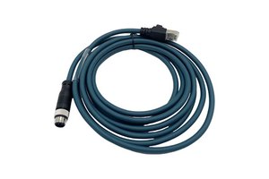Brand New Original CAB-ETH-M03 Industrial Grade M12 D Coded Ethernet Cable Stranded Conductor IP67 Rated 1 Year Warranty