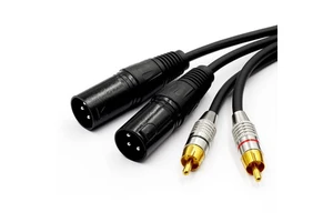 Customized New RCA Lotus Audio Cable DMX512 Signal Stage Light Unbalanced Stereo Denoising Shielded Tinned Copper PVC Jacket