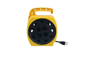 Linsheng Electrical Supplies Cord Reel Core 16 Awg 105c 125v Nema 3Pin Yellow PVC Sheath Home Appliance Industrial OEM