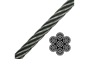 Steel Rope Competitive Price High Carbon Steel Wire Rod in Coil 0.1mm-30.0mm AISI Standard Non-Alloy Galvanized steel cable