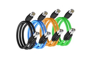Factory Wholesale High Flexibility Gigabit Cat6A PVC Fiber RJ45 Internet Cable Industrial Ethernet LAN Communication Cables