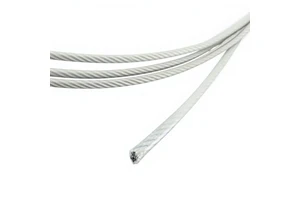 Factory Direct 3.6mm PA/Nylon Coated 7x7 Galvanized Steel Wire Rope Gym Cable with Cutting Service for Fitness Equipment