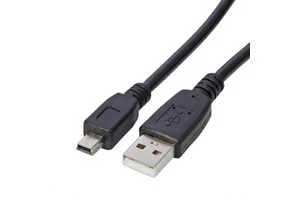 USB-A to Mini-USB Camera Charging & Data Transfer Cable with PCABS Material for MP3/MP4 Players