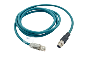 Custom Industrial Automation Harness M12 to RJ45 Industrial Ethernet Cable