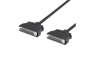 SCSI-2 MDR 50 Pin Male to Male Cable 1.27mm Shielded for Industrial Motion Control