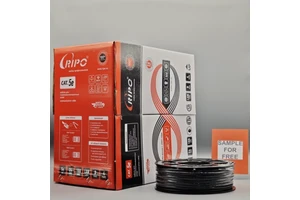 Cat5e FTP Network Cable 24AWG Oxygen-Free Copper Twisted Pair Shielded Ethernet LAN Cable for Office Industrial Use