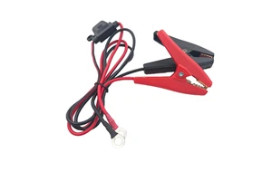 Quick Disconnect 10awg Battery Alligator Clips O Ring Terminal Harness 5 Fuse Inverter Car Charging Copper Conductor PVC Cable