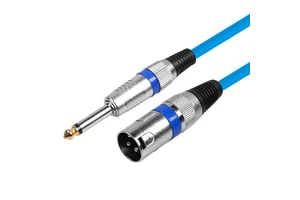1/4'' Stereo Male to XLR Male and XLR Female Y-Cable Stage Cable Microphone Cable