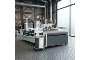 Agent Price Packaging Box for Electronic Component Oscillating CNC Vibrating Knife Cutting Machine Table With Stable Performance