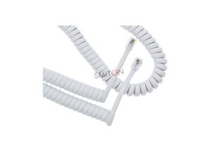 R]J9 4P4C Telephone Cable Spiral Coil Handset Cord Telephone Cables