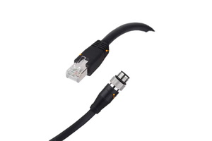 High Quality RJ-45 to M12-4P D-Coded Industrial Camera Cable For Reliable Connection For Automated Industrial Equipment