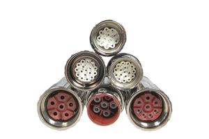 Servo Cable Signal Connector M17 M23 M40 Connector Male Female 6 7 8 9 10 12 13 14 15 16 17 18 19 Pin Wire Adapters Connector