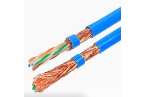 Cat6 Outdoor Ethernet Cable Double Shielded SFTP Waterproof Gigabit Internet Lan Wire Oxygen Free Copper