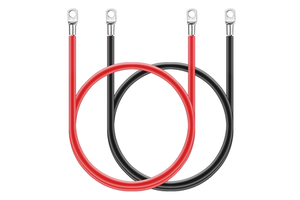Solar Power Battery Cable PVC Insulated Copper Lug M8 M10 Terminal O Ring Terminal Wire for Battery Pack Inverter Energy Storage