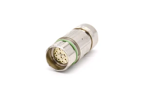 M23 12 Pin 12PIN 12E Female / Male Plug Encoder Solder Servo Motor Signal Electrical IP67 Waterproof Power Connector