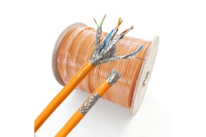 Cat7 SFTP Cable 22awg 23awg Oxygen Free Copper 600MHz 100Gbps Shielded Twisted Pair 100m Reel 305m Spool Future Proof