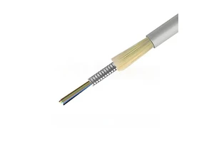 ZXOFC Source Factory FTTH Emergency Dedicated Indoor Flame-retardant Nylon Jacket 304 Stainless Steel Spiral Armored Cable