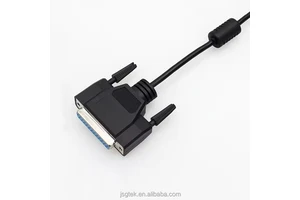 DB9 DB15 DB25 Connector Cable Assembly Back-Entry Solder Cup for Serial Data I/O RS-232 Communication Custom