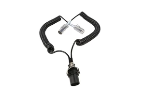 European Type Trailer Parts Adapter Cable 7 Core Trailer Cable With Nylon Plug And Metal Cable Holder