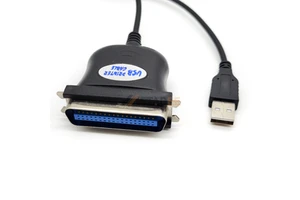 USB A Type 2.0 To SCSI 36pin 50 68 Pin USB Printer Adaqpter Adapter Cable 30cm Black SCSI-TO-USB-CABLE