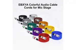 Popular Pure Copper XLR Male and Female Audio Cables, Microphones, Sound Cards, Mixers, Colored XLR Balanced Cables, 22AWG.
