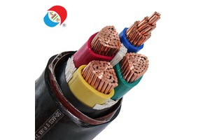 ZC-VV22 0.6/1kV C-Class Flame Retardant Copper Steel Armored PVC Cable 4-Core 4-240mm