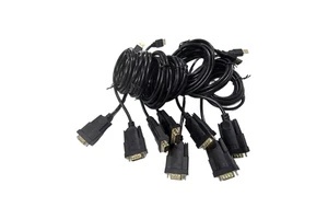 OEM Configurable 0.5m 1.2m 2.5m 9 Pin DB9 USB Serial COM Port Cable Assembly for POS System Cashier Barcode Reader Custom Cable