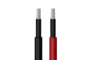 Hot Sale Red Black 4mm 6mm Solar Photovoltaic Cable XLPE Insulation IP67 0.6kV Tinned Copper Conductor for Power Station
