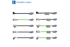 Servo Motor Cable 3m 5m 7m 10m S12 V90 S200 S210 PLC Wiring Harness M12 M23 M17 M8 System Servo Power Cable Servo Control Cable